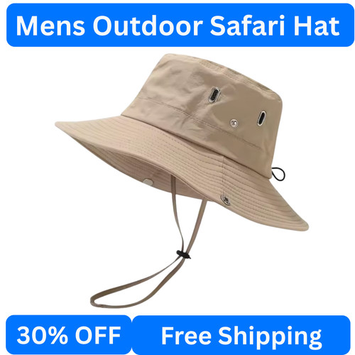 Mens outdoor wide brim - outdoor, safari