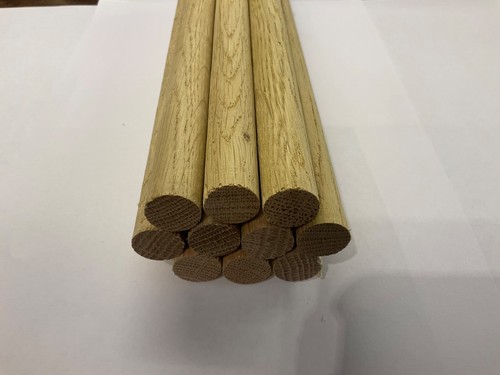 Oak dowels kiln - dowels, (19mm