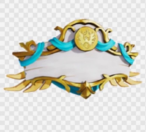 Gilded phoenix ship crest - gilded,
