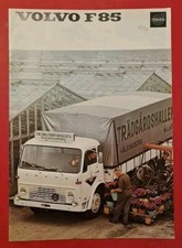 Volvo F85 Range, Original Sales Brochure 1970, Dutch Issue