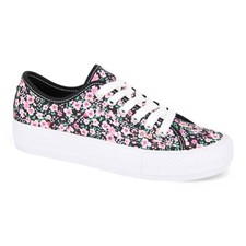 Dek Womens Floral Canvas Pumps
