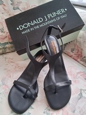 Black Leather Donald Pliner