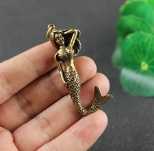 Brass Mermaid Key Chain