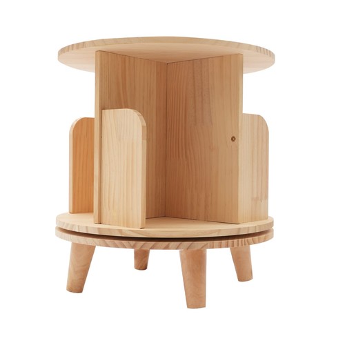 Tier rotating bookshelf - rotating,