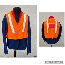 Vintage Obsolete British Rail Staff Uniform Dining Jacket & Tabard-Large