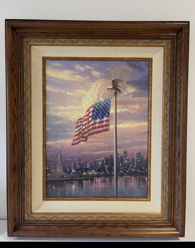 Thomas kinkade oil on - kinkade, 24"