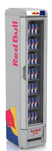 Red bull fridge used - bull, good