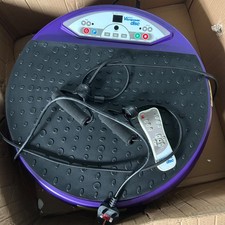 VIBRAPOWER Vibration Plate With Handle Resistant Pulls And Remote Control