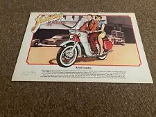 VBK41 YESTERDAY'S ROADBIKE PICTURE PIN UP 11X8 ARIEL LEADER MOTORCYCLE