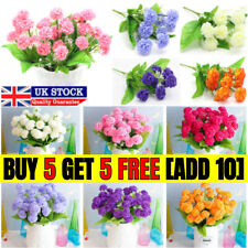 1 Bunch Wedding Artificial Silk Hydrangea Posy Flower Bouquet Home Party Decor