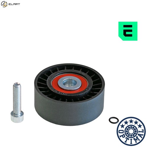Deflectionguide pulley vribbed - deflectionguide,