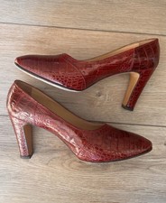 Kurt Geiger Vintage 1980s red