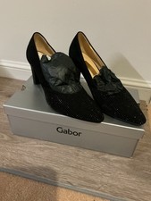 Gabor Black Sparkly High Heel