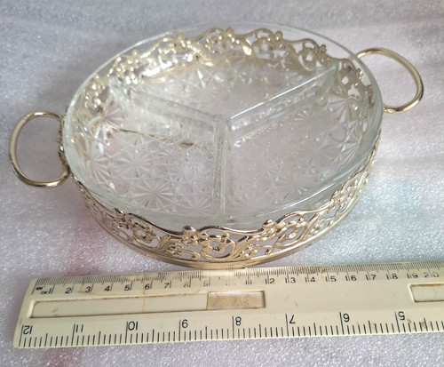 Crystal glass divided - crystal,