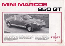 MINI MARCOS 850GT BROCHURE.
