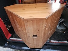 A Pine Corner TV Stand Pine