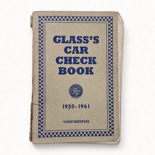 Glass car check book - car,