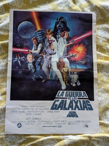 Star wars poster original - wars,