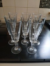 Luminarc Champagne Prosecco Flutes Glasses - Set of 8 LOVELY CONDITION X8