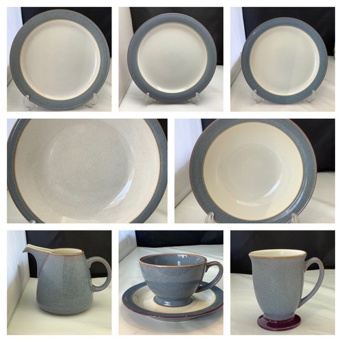Denby storm blue plates - denby,