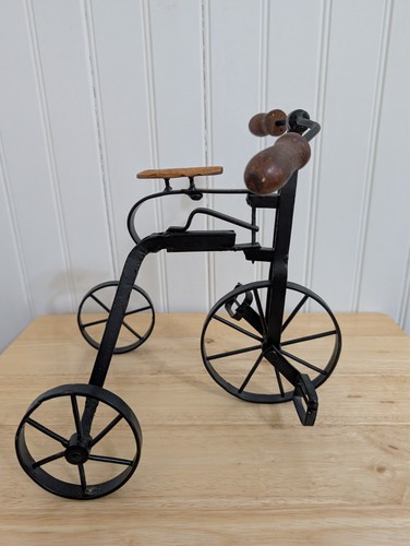 Antique metal doll - , tricycle