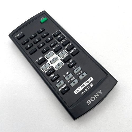 Sony remote control rmt - rmt, d183
