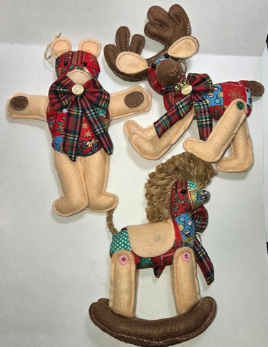Vintage plush felt christmas - plush,