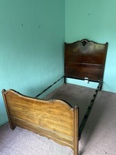 Antique heals mahogany single - heals,