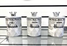 Harrods Tea Coffee Sugar Jar