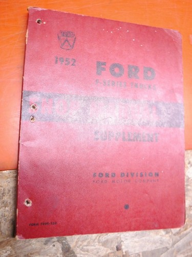 1952 ford series - ford, f