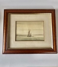 Pair of Watercolours of Thames