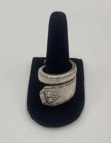 Vintage silver silverware ring - vintage,