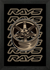 Rays TE37 Wheel Racing Car