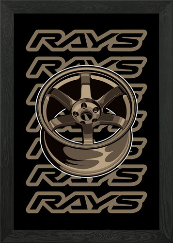 Rays te37 wheel racing - racing, car