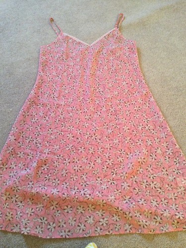 Pink nightie slip size - 8, exc
