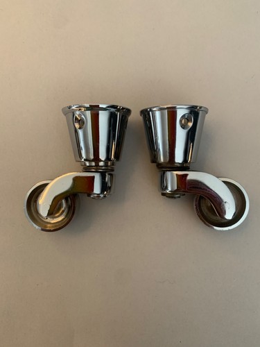 Pair chrome vintage old - chrome,