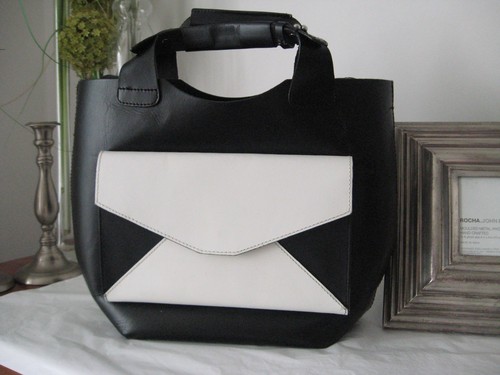 Zara buffalo leather black - zara!!!,