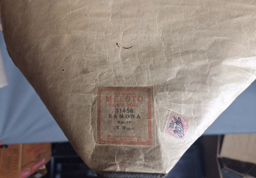 Vintage meloto pianola roll - vintage,