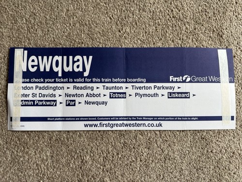 London paddington newquay - london, fgw
