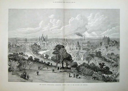 Old antique print - antique, 1888