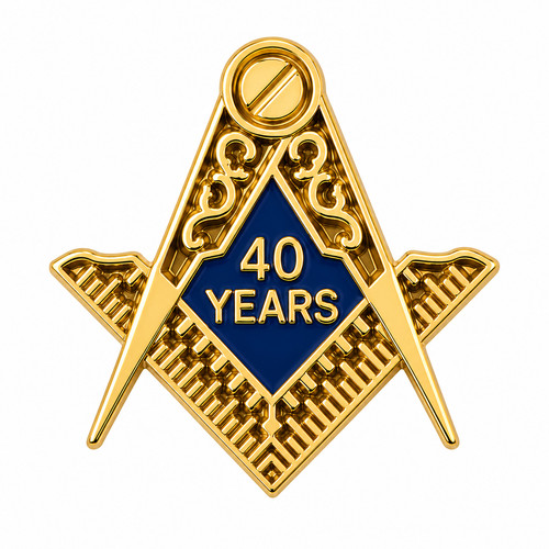 Freemasons masonic years - masonic, 40
