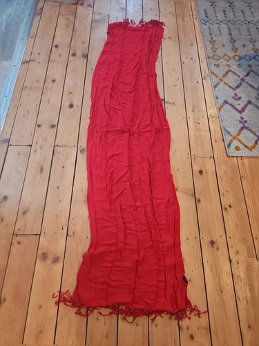 Red scarf with - red,