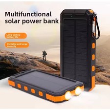 9000000mAh Solar Powe Bank Pack Waterproof 2USB LED Battery Charger Phone UK