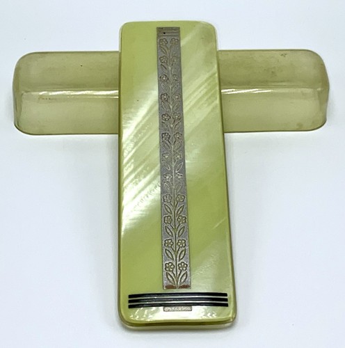 Antique pencil box - pencil, green