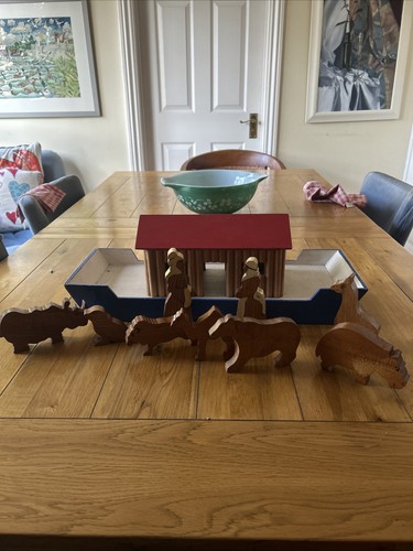 Vintage wooden noah ark - wooden, noah’s
