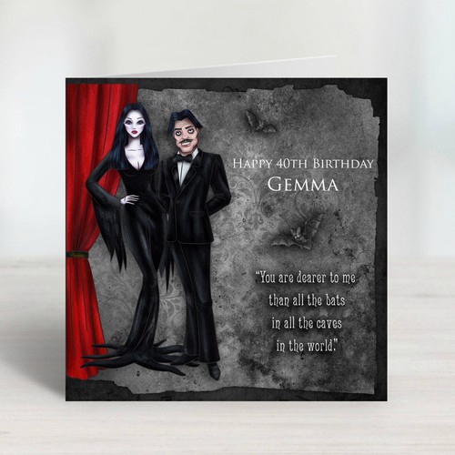 Personalised morticia gomez - personalised,
