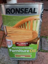 Ronseal Garden Hardwood TEAK Furniture Oil The Best 1 ltr X1 LAST TIN