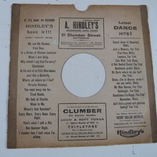 Rpm gramophone record - 10", 78