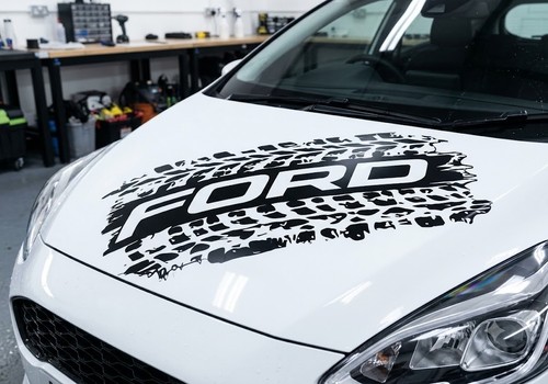 Ford tyre tracks decal vinyl - ford,