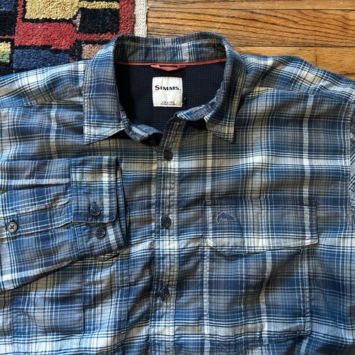Simms fishing flannel shirt - simms,